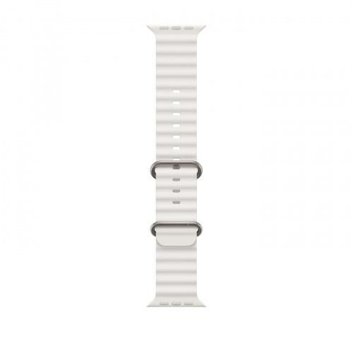 Apple Watch Ultra GPS + Cellular 49mm Titanium Case with White Ocean Band (MNH83, MNHF3)
