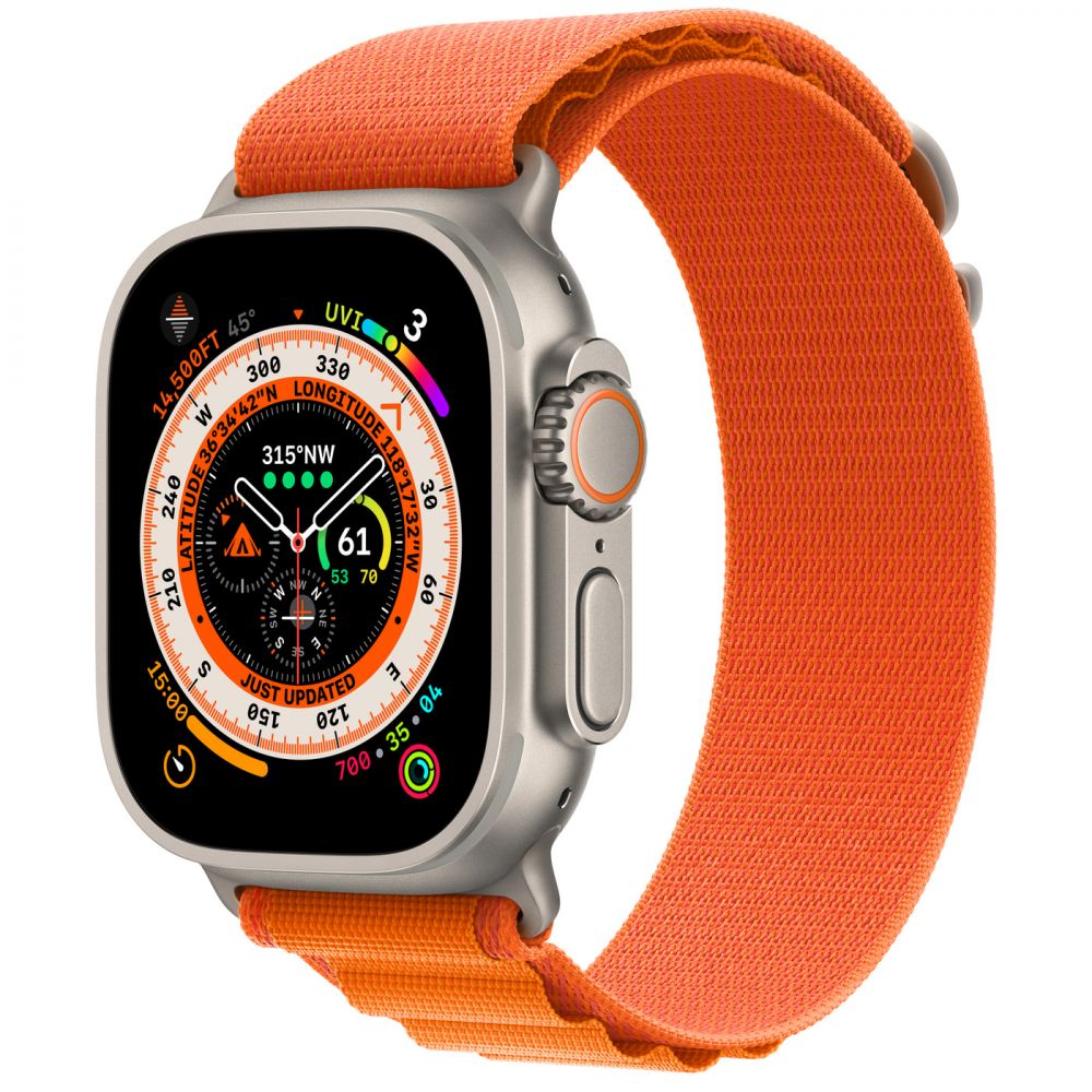 Apple Watch Ultra GPS + Cellular 49mm Titanium Case with