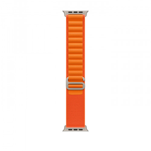 Apple Watch Ultra GPS + Cellular 49mm Titanium Case with Orange Alpine Loop - Small (MNHA3/MNHH3)