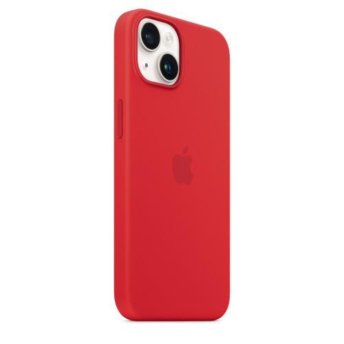 Чехол-накладка (силиконовый) для iPhone 14 Silicone Case High Copy RED