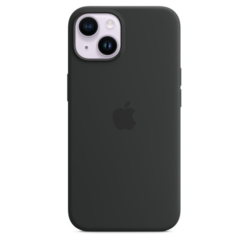 Чохол-накладка (силіконовий) для iPhone 14 Silicone Case High Copy Midnight