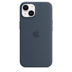 Чехол-накладка (силиконовый) для iPhone 14 Silicone Case High Copy Storm Blue