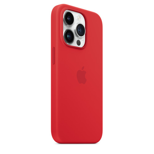 Чехол-накладка (силиконовый) для iPhone 14 Pro Silicone Case High Copy RED