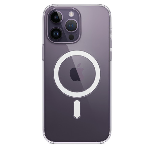 Чохол-накладка (силіконовий) для iPhone 14 Pro Max Clear Case with MagSafe High Copy