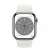 Apple Watch Series 8 GPS + Cellular 41mm Silver S. Steel Case w. White S. Band (MNJ53)