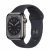 Apple Watch Series 8 GPS + Cellular 41mm Graphite S. Steel Case w. Midnight S. Band (MNJJ3)