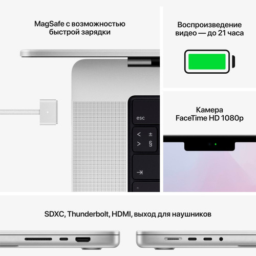 Apple MacBook Pro 16” Silver 2021 (MK1F3) (OpenBox)