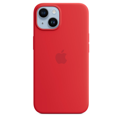 Чохол-накладка (силіконовий) Apple iPhone 14 Silicone Case with MagSafe (PRODUCT)RED (MPRW3)