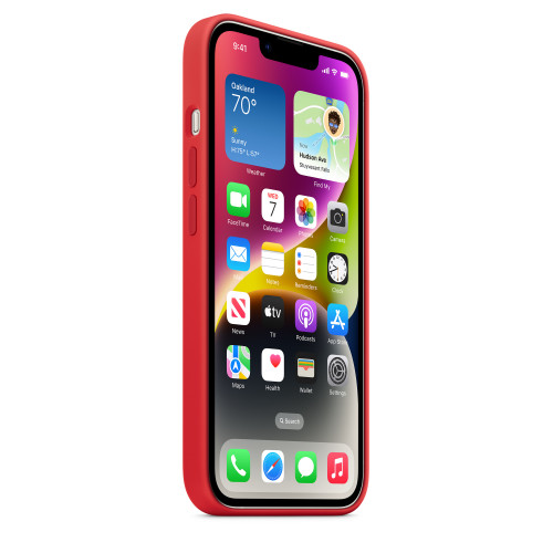 Чохол-накладка (силіконовий) Apple iPhone 14 Silicone Case with MagSafe (PRODUCT)RED (MPRW3)