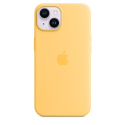 Чохол-накладка (силіконовий) Apple iPhone 14 Silicone Case with MagSafe Sunglow (MPT23)