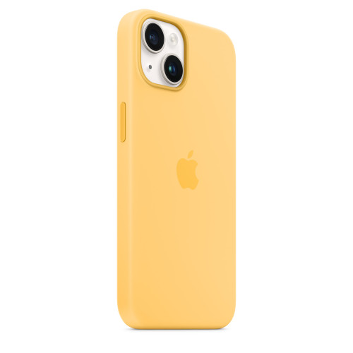 Чохол-накладка (силіконовий) Apple iPhone 14 Silicone Case with MagSafe Sunglow (MPT23)