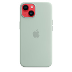 Чохол-накладка (силіконовий) Apple iPhone 14 Silicone Case with MagSafe Succulent (MPT13)