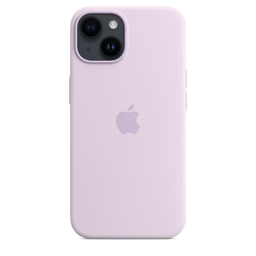 Чохол-накладка (силіконовий) Apple iPhone 14 Silicone Case with MagSafe Lilac (MPRY3)