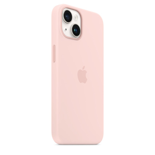 Чохол-накладка (силіконовий) Apple iPhone 14 Silicone Case with MagSafe Chalk Pink (MPRX3)