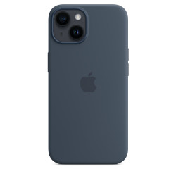 Чохол-накладка (силіконовий) Apple iPhone 14 Silicone Case with MagSafe Storm Blue (MPRV3)