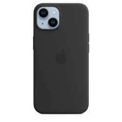 Чохол-накладка (силіконовий) Apple iPhone 14 Silicone Case with MagSafe Midnight (MPRU3)