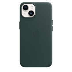 Чохол-накладка (шкіряний) Apple iPhone 14 Leather Case with MagSafe Forest Green (MPPH3)
