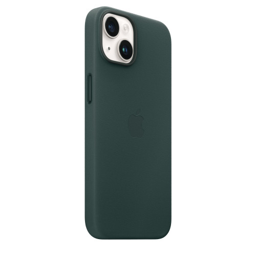 Чохол-накладка (шкіряний) Apple iPhone 14 Leather Case with MagSafe Forest Green (MPPH3)