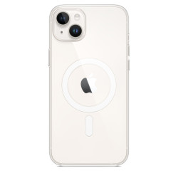 Чохол-накладка (силіконовий) Apple iPhone 14 Plus Clear Case with MagSafe (MPU43)