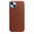 Чохол-накладка (шкіряний) Apple iPhone 14 Plus Leather Case with MagSafe Umber (MPPD3)