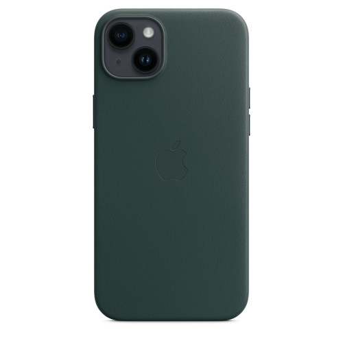 Чохол-накладка (шкіряний) Apple iPhone 14 Plus Leather Case with MagSafe Forest Green (MPPA3)