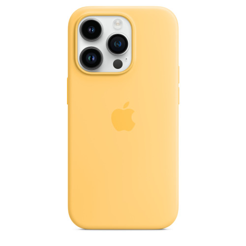 Чохол-накладка (силіконовий) Apple iPhone 14 Pro Silicone Case with MagSafe Sunglow (MPTM3)