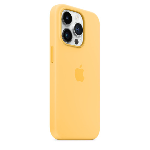 Чохол-накладка (силіконовий) Apple iPhone 14 Pro Silicone Case with MagSafe Sunglow (MPTM3)
