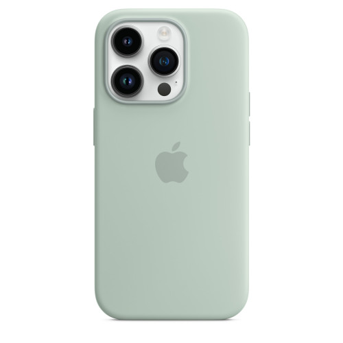Чохол-накладка (силіконовий) Apple iPhone 14 Pro Silicone Case with MagSafe Succulent (MPTL3)