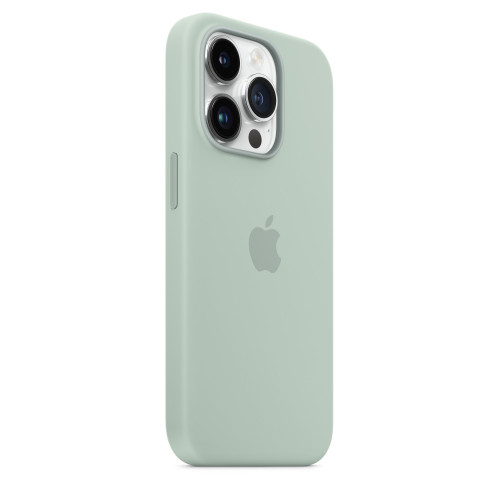 Чохол-накладка (силіконовий) Apple iPhone 14 Pro Silicone Case with MagSafe Succulent (MPTL3)
