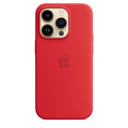 Чохол-накладка (силіконовий) Apple iPhone 14 Pro Silicone Case with MagSafe (Product)RED (MPTG3)