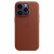 Чохол-накладка (шкіряний) Apple iPhone 14 Pro Leather Case with MagSafe Umber (MPPK3)