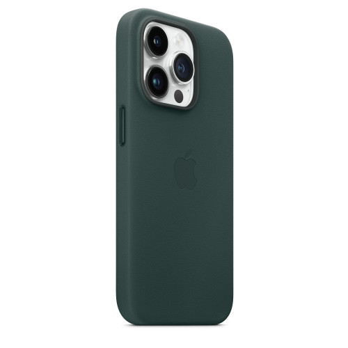 Чохол-накладка (шкіряний) Apple iPhone 14 Pro Leather Case with MagSafe Forest Green (MPPH3)