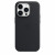Чохол-накладка (шкіряний) Apple iPhone 14 Pro Leather Case with MagSafe Midnight (MPPG3)