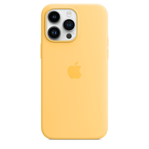 Чохол-накладка (силіконовий) Apple iPhone 14 Pro Max Silicone Case with MagSafe Sunglow (MPU03)