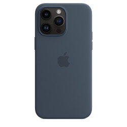Чохол-накладка (силіконовий) Apple iPhone 14 Pro Max Silicone Case with MagSafe Storm Blue (MPTQ3)