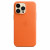 Чохол-накладка (шкіряний) Apple iPhone 14 Pro Max Leather Case with MagSafe Orange (MPPR3)