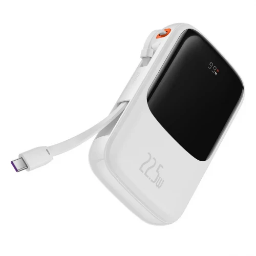 Baseus Qpow Pro Digital Display Quick Charging 22.5W Type-C Edition 10000 mAh White (PPQD020102)