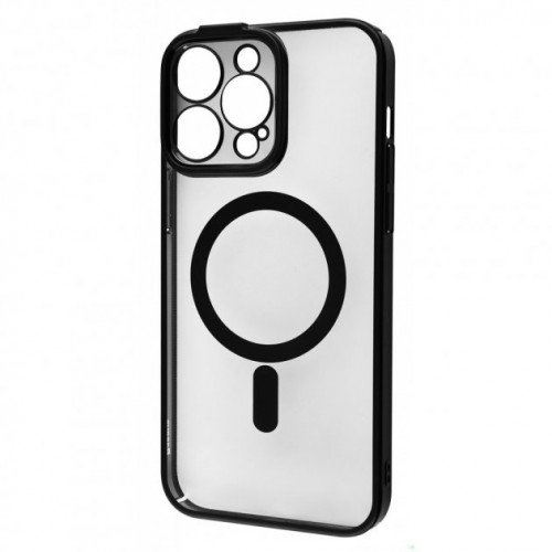 Чехол-накладка (силиконовый) Apple iPhone 14 Pro Max Baseus Glitter Case with MagSafe Black