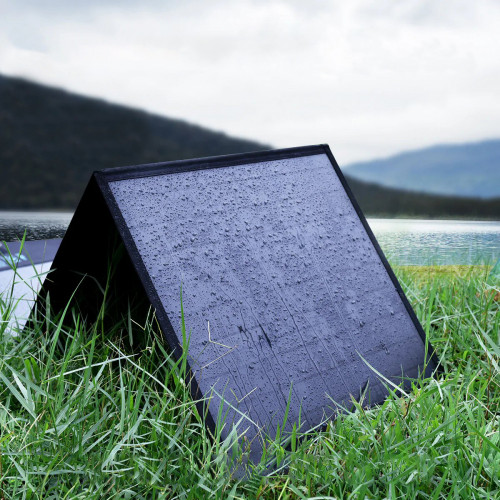 Портативна сонячна зарядна станція Choetech 120W Black