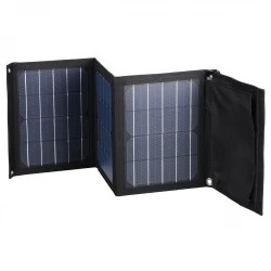 Портативна сонячна зарядна станція Choetech 22W Black