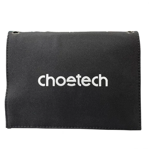 Портативна сонячна зарядна станція Choetech 22W Black