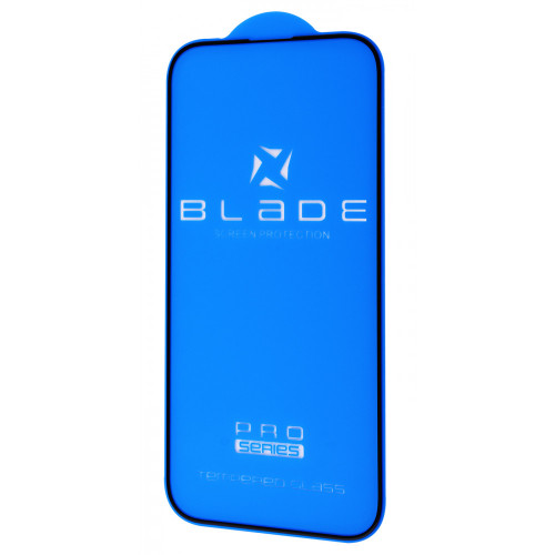 Защитное стекло Apple iPhone 14 Pro BLADE ANTISTATIC Series Full Glue Black