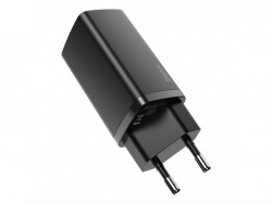 Baseus GaN2 Lite Quick Charger 65W Type-C + USB Black (CCGAN2L-B01)
