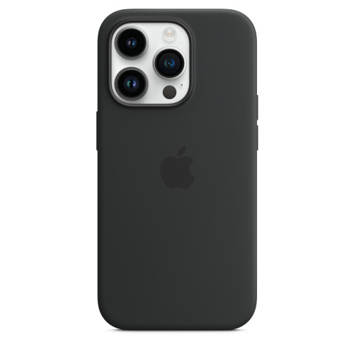 Чохол-накладка (силіконовий) для iPhone 14 Pro Silicone Case with MagSafe High Copy Midnight