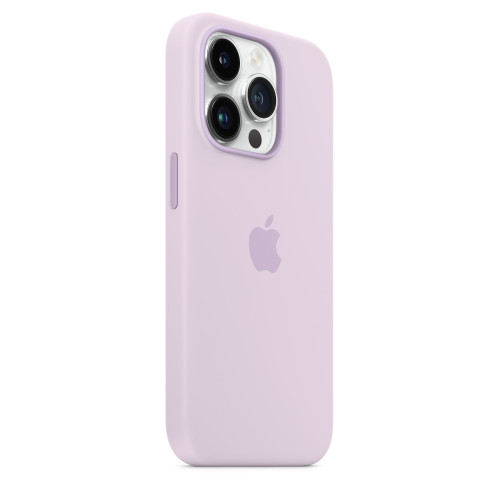 Чехол-накладка (силиконовый) для iPhone 14 Pro Silicone Case with MagSafe High Copy Lilac