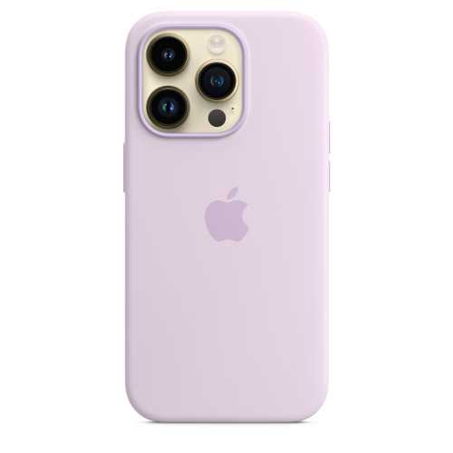 Чехол-накладка (силиконовый) для iPhone 14 Pro Silicone Case with MagSafe High Copy Lilac