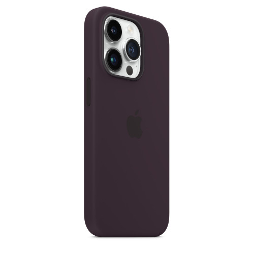 Чехол-накладка (силиконовый) для iPhone 14 Pro Silicone Case with MagSafe High Copy Elderberry