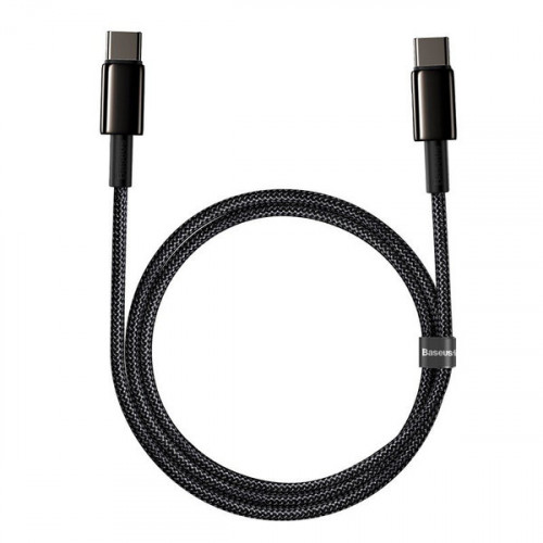 Baseus Tungsten Gold Type-C to Type-C 100W 1m Black (CATWJ-01)