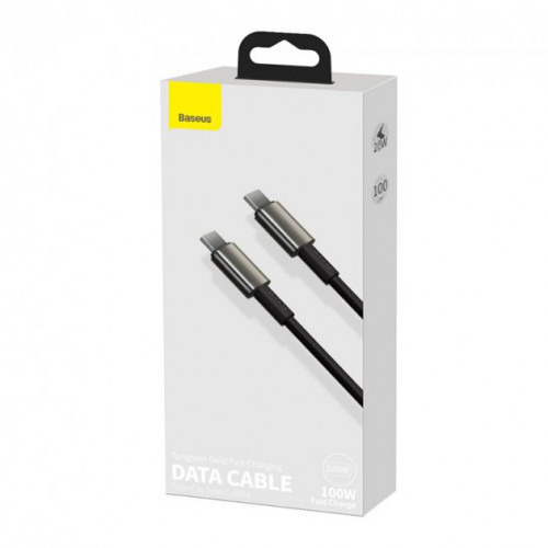 Baseus Tungsten Gold Type-C to Type-C 100W 1m Black (CATWJ-01)