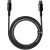 Baseus Tungsten Gold Type-C to Type-C 100W 2m Black (CATWJ-A01)